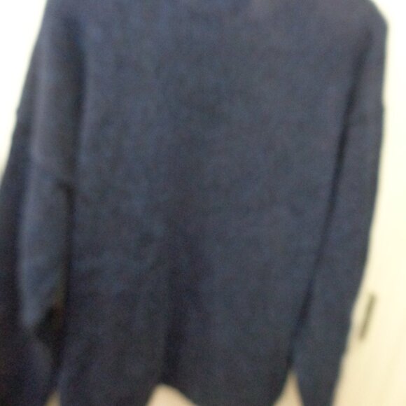 Tiara International Woman's Ugly Christmas Sweater Blue Snowman Large - Picture 4 of 4